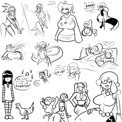 chillguydraws:Doodle stream tonight. Will release separate versions