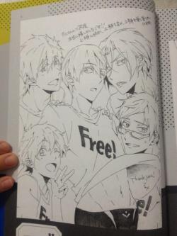 multimediaotakugal:  From the Free! Creator’s Message Book