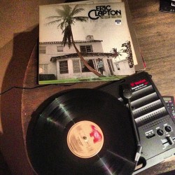 the6149bside:  Portable Platter Player #vinyl Eric Clapton -
