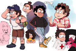 raitoskitchen:  au where steven has clothes