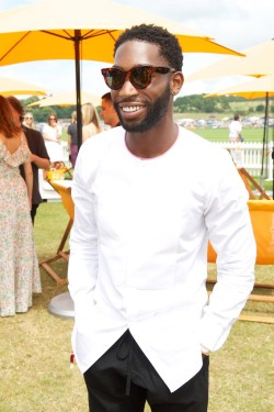 womensweardaily:  Tinie Tempah Spins for Veuve Gold  Cup Photo