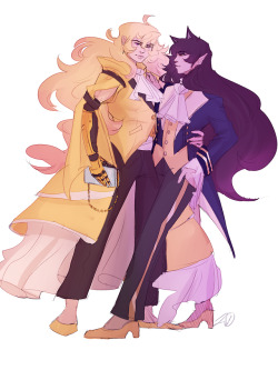 jen-iii:  I LOVE @rwbyjungie piece With the Bees in suits (here) ESPECIALLY