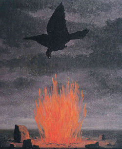 likeafieldmouse:  René Magritte - The Fanatics (1955)