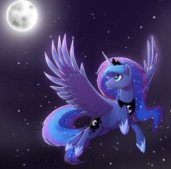 equestrian-pony-blog:  Luna by TrippinMars