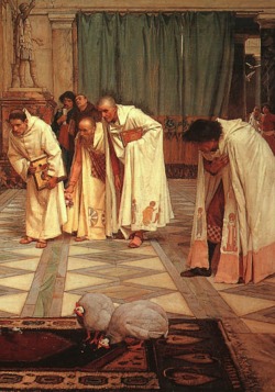 “The Favorites of the Emperor Honorius“ (detail), 1883,