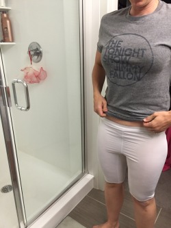 mormon-cock-milf:  Shower time!   Needed a shower after too…just