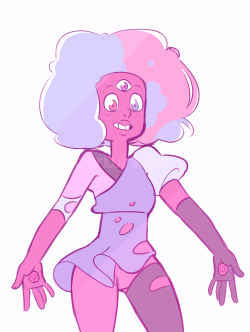 beriwinkles:   Cotton candy Garnet sketch!  Become my Patron