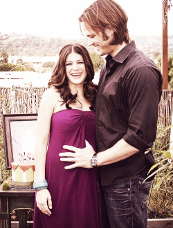 danneel-ackless:   Genevieve & Jared Padalecki baby shower