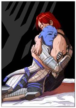 skyllianhamster:  “How many asari died because I demanded their