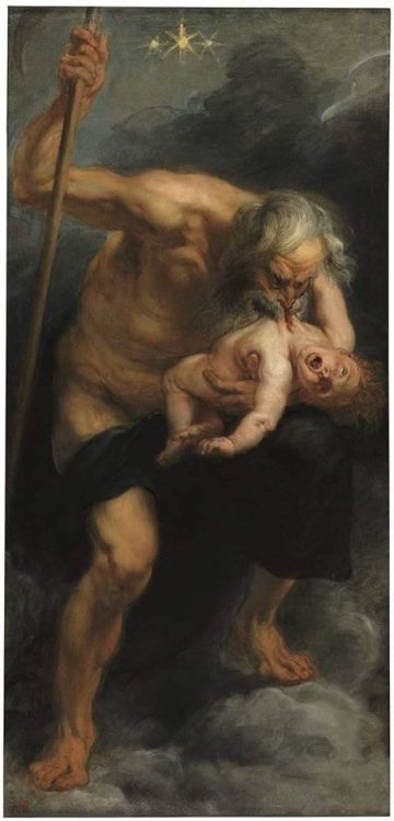 “Saturn Devouring His Son” by Peter Rubens (1636)https://painted-face.com/