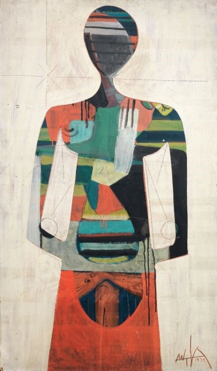 amare-habeo:   Wifredo Lam (Cuban-French, 1902 - 1982)   Figure,