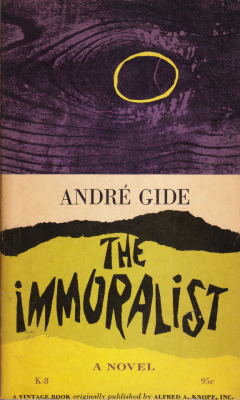 The Immoralist, by André Gide (Vintage Books, 1954). From a