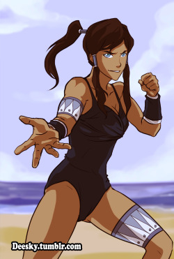 deesky:  Some people ask me to draw Korra NSFW fanart, but the