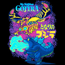 designbyhumans:  The Mothra-Bus stops by to see if Godzilla needs