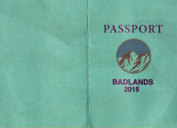 ashsonirwin:  Scans of the Camp Badlands Passport (Each city