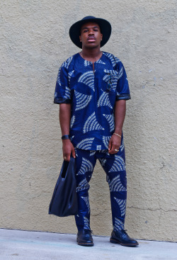 mensfashionnow:  West African Fabrics, Designed by Myself, with