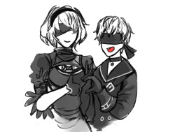 nattape:2B and 9S relationship be like: HAHAHA im dying