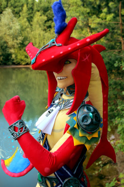 pitscrafts:I finally finished my Prince Sidon cosplay!!