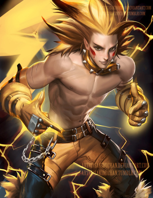 Super Saiyan Pikachu by sakimichan 