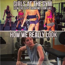 simplistic-reality:  Soo accurate😂 #whocares #sweat #notheretolookcute