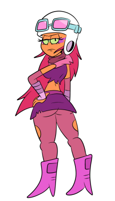 sb99stuff:    Another 80sStarfire, drawn differently. I’m having fun with this.   