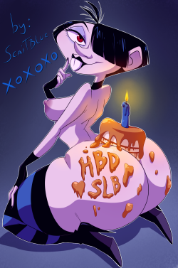 scaitblue-nsfw:  enjoy your cake slbtumblng    ♥!  I will