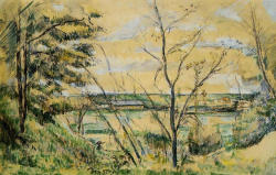 impressionism-art-blog: The Oise Valley, 1880, Paul CezanneMedium: