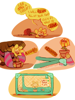 creepyknees:  continuation of the floweypot au! everyone’s