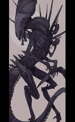 coeykuhn:  New xenomorph queen piece I recently finished for