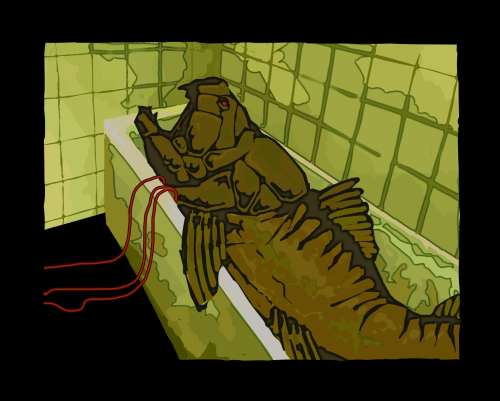 gurgurvi:bathroom dunkleosteus