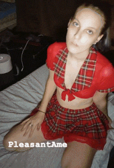 sortofunpleasant:    “Schoolgirl Dildo BJ & Face Smacking”