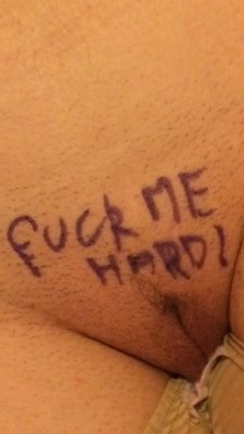 Great submission from luckyÂ Jamie. Thanks!With pleasureâ€¦ F29 M20 coupleâ€œFuck Me Hard! Jamies Toy :)â€