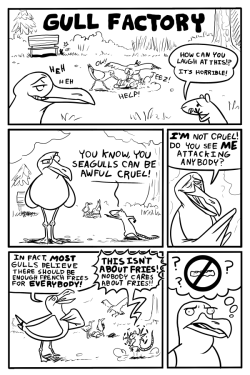 pepperonideluxe:  A comic about Seagulls.If you feel like this
