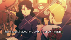 fullmetal-headcanon:  Lust taught Havoc how to be a real gentleman.
