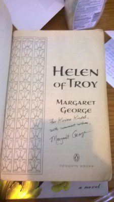 kirstenbreathesandlivesbooks: My signed copy of Helen of Troy