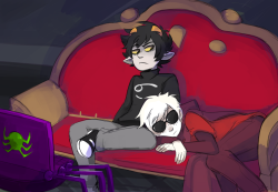 those Dave and Karkat panels I did for the update :^) although
