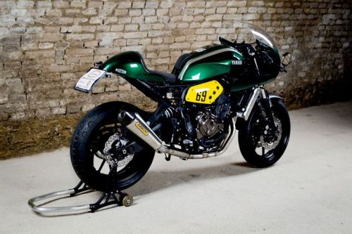 caferacerpasion:  ðŸ Back to the past. Yamaha XSR700 â€ªâ€ŽCafe Racerâ€¬ by WS-Motorradtechnik.Estilo del pasado con las prestaciones y tecnologÃ­a de hoy en dÃ­a. Mira que guapa ha quedado esta â€ªâ€ŽYamahaâ€¬:http://www.caferacerpasion.com/yamaha-xsr7