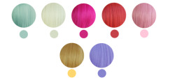 ichigoflavor:  Made this hair color chart so you guys can have