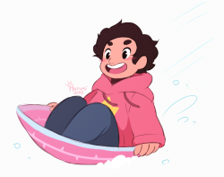 commission for blackbearthoughts !Steven using his shield as