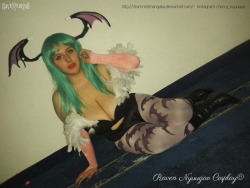 nyuugaocosplay:  Morrigan Aensland (Snapshot from con) (2015) More