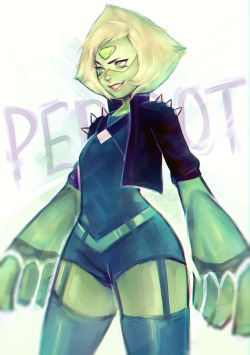 viorie:space punk peridot wants to fight  bad gem <3 /////<3