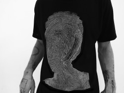 jessedraxler:  screen printed a limited edition of 37 shirts,