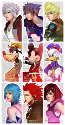 pauldng:  Kingdom Hearts 3. Yey!Forgive the extremely messy portraits