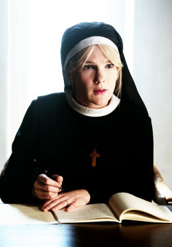 emmawaatson-blog1:  Lily Rabe as Sister Mary Eunice in American