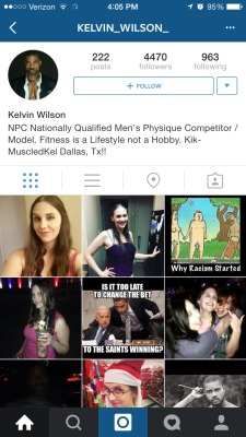 yesbonermoaner:  Kelvin Wilson exposed fitness model and gay