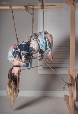 cubicletocollar:  In bloom. 🌸 Model: EbiBex; Rope & Photo: