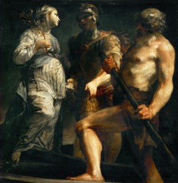 Giuseppe Maria Crespi: Aeneas, the Sibyl, and Charon, c. 1695–1705.