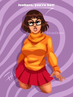 ScoobyDoo Pa Pa! Velma Pinup based on Inanna Sarkis in that one