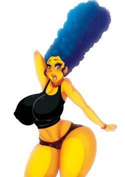 ladycandy2011: Fanart of Marge. Art © :iconladycandy2011:Marge