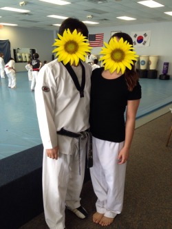 My Tae Kwon Do grandmaster and I Learning how to use my body